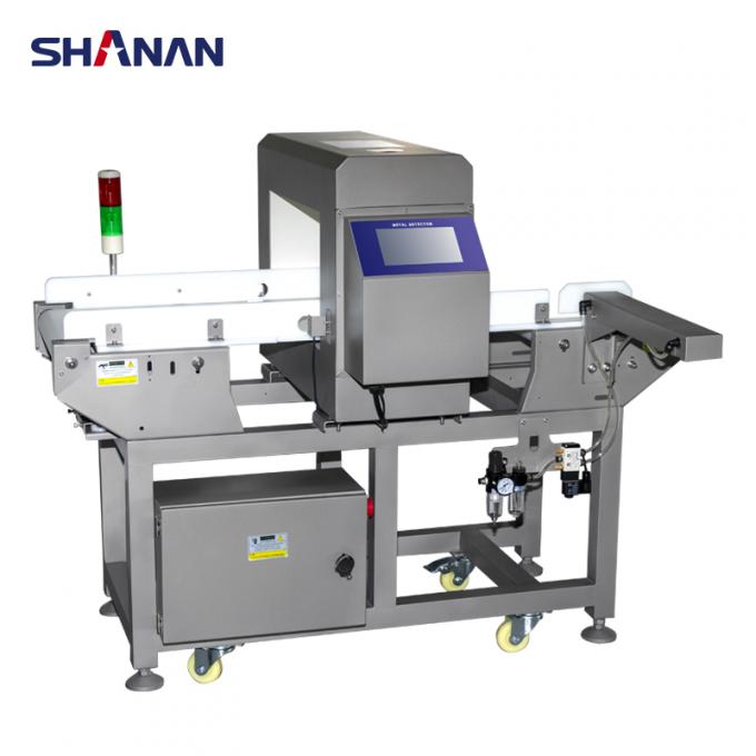 آشکارساز فلزی حرفه‌ای خودکار نوار نقاله استیل ضد زنگ برای کراکر پنیر، درجه غذایی دریایی، شیرینی، بیسکویت، گوشت، دارای گواهی CE 9