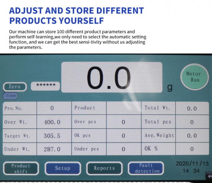 دستگاه بسته‌بندی و وزن‌کشی خودکار غلات کشاورزی 1 کیلوگرم تا 200 کیلوگرم با قابلیت رد کردن 6
