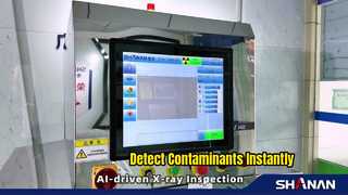 بازرسی غذا با اشعه ایکس شیشه فلزی را تشخیص می دهد