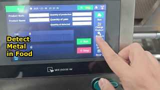 فلزیاب مواد غذایی اجسام خارجی را تشخیص می دهد
