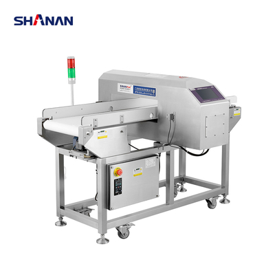 فلزیاب ایمنی مواد غذایی SHANAN VCF4015 با توقف خودکار کمربند برای تولید بیسکویت و کوکی
