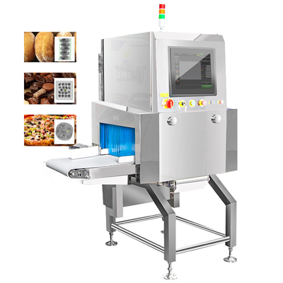 IP67 دستگاه اشعه ایکس مواد غذایی برای بستنی های کنسرو شده حیوانات خانگی شکلات جوانه کوکی ها کارخانه صنایع غذایی