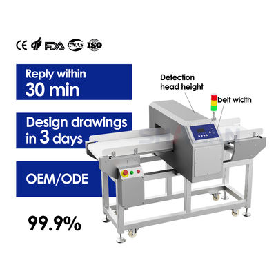 فلزیاب تسمه نقاله مورد استفاده در تجهیزات با حساسیت بالا در صنایع غذایی