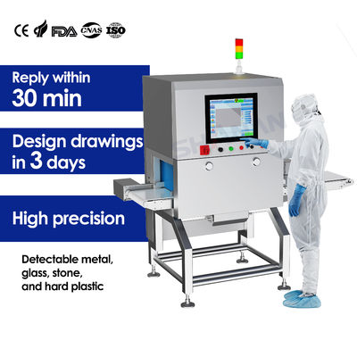دستگاه اشعه ایکس مواد غذایی برای بازرسی محصولات شکلات، آجیل و کنسرو شده، سیستم رد