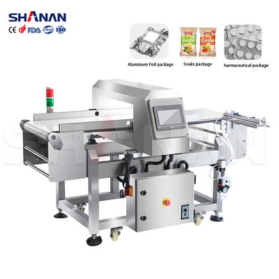 دستگاه تشخیص فلز مواد غذایی حساسیت صنعت مواد غذایی ایمنی مواد غذایی کارخانه نانوایی کمربند حمل کننده