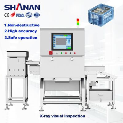 دستگاه تشخیص فلز کامل اشعه ایکس رد خودکار ایمنی مواد غذایی کارخانه